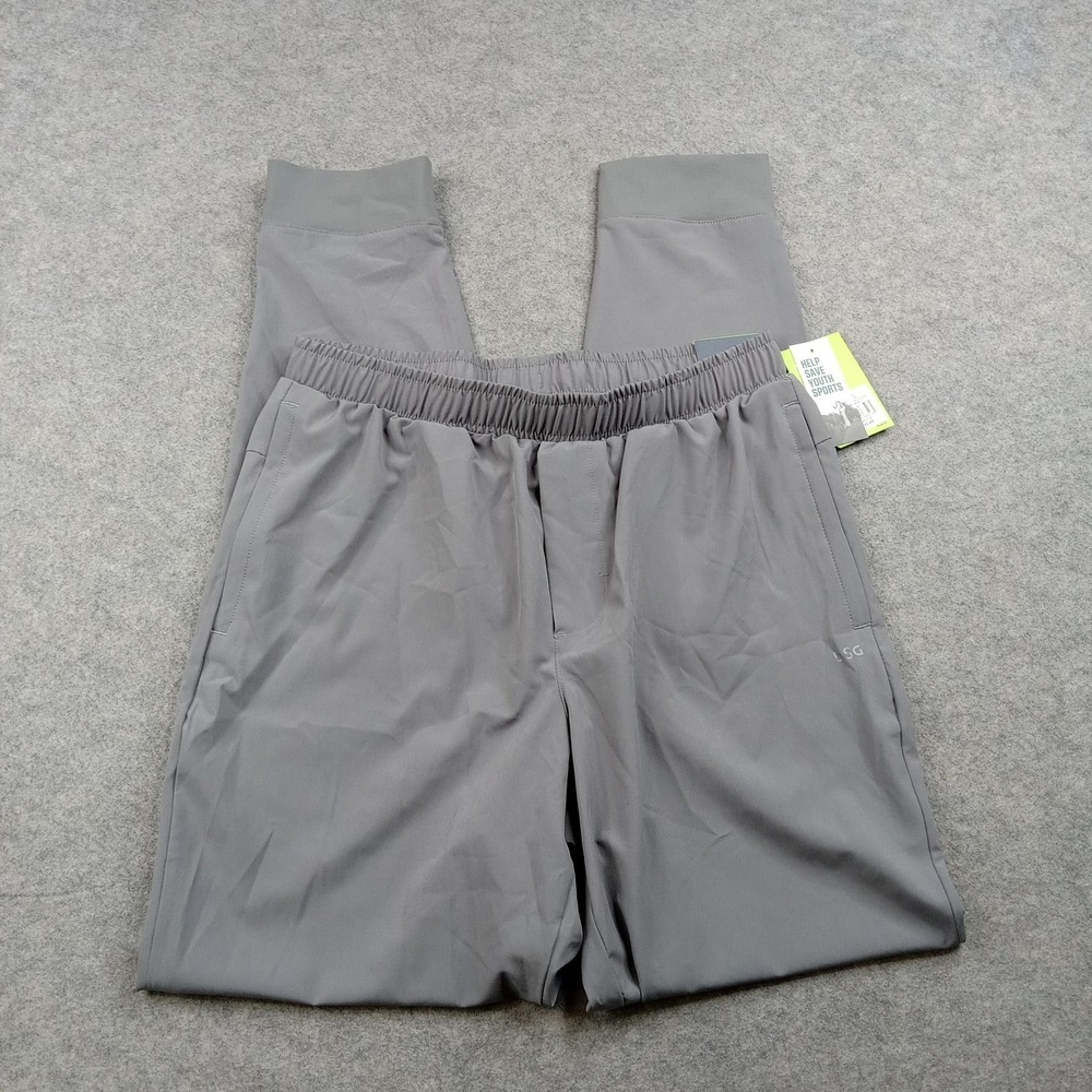 DSG Pants Men ST Small Tall Woven Joggers Elastic Waist Stretch Pockets DAM21106
